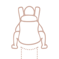 Hip-Healthy M-positition