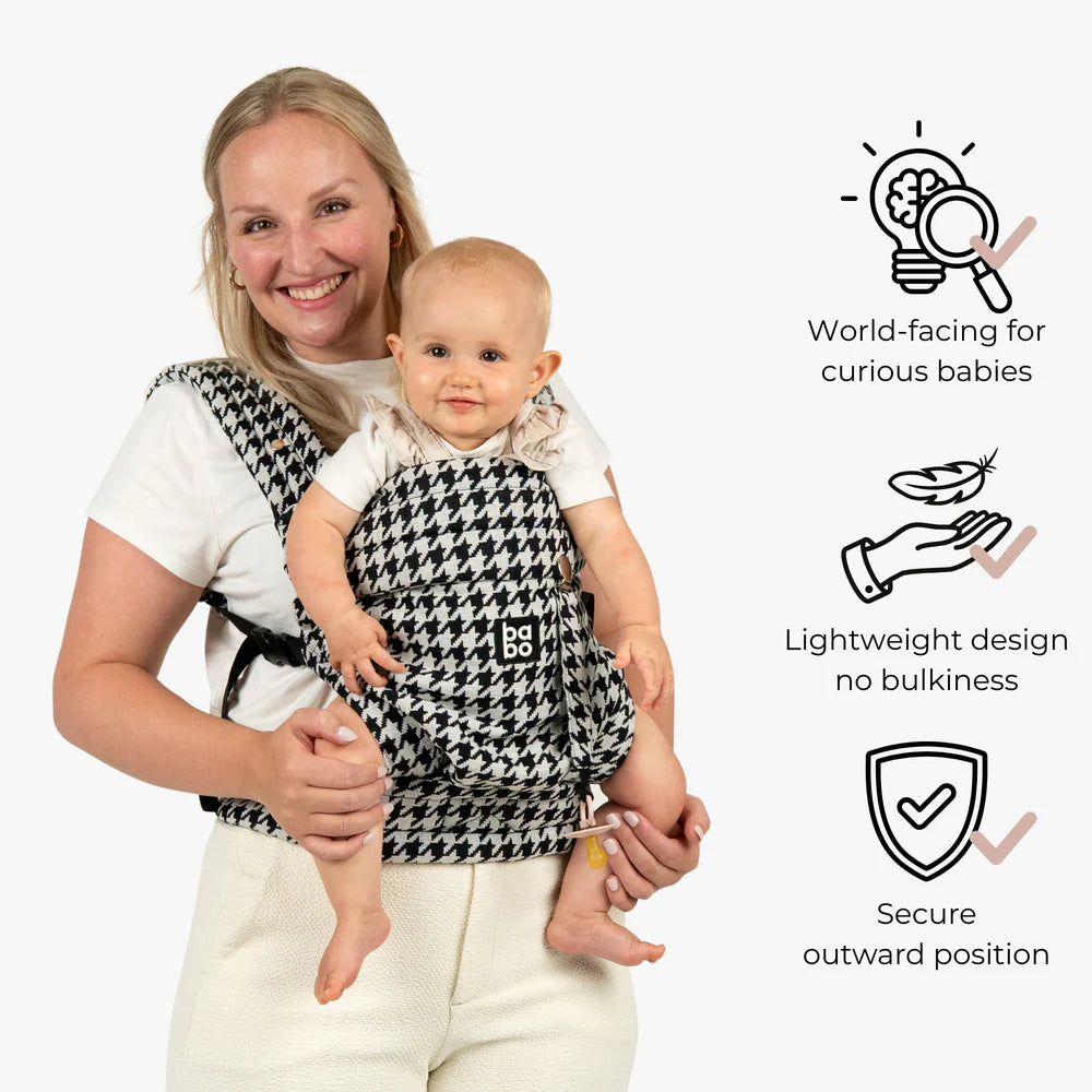 The Bonding Carrier - Black Houndstooth